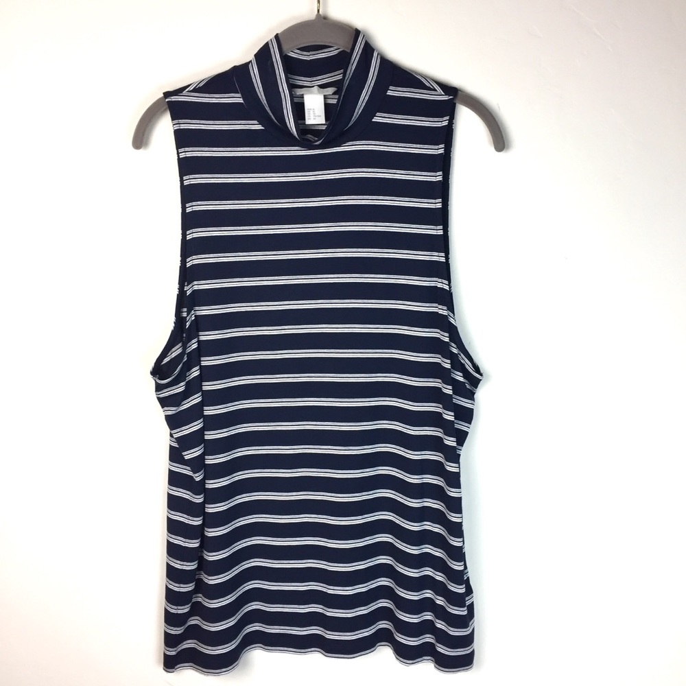 Sleeveless High Neck Top